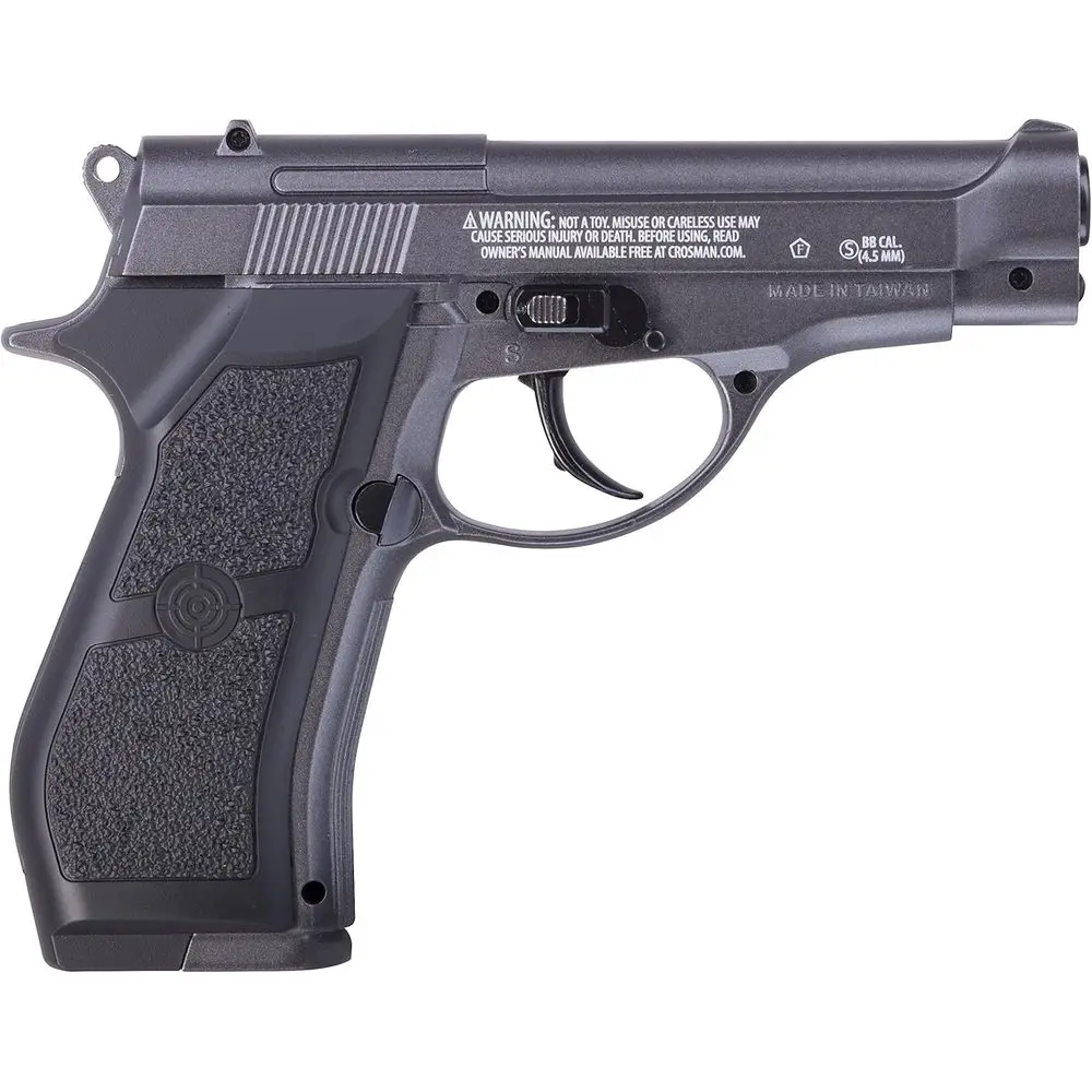 Pistol Angin BB Full Metal Bertenaga CO2 PFM16, Perak