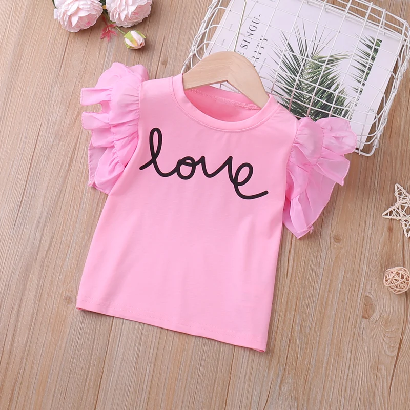 Clothes For Girls Summer Toddler Girls Clothes 2Pcs Outfits Kids Clothing For Girls Tracksuit Suit For Girls Children Clothing