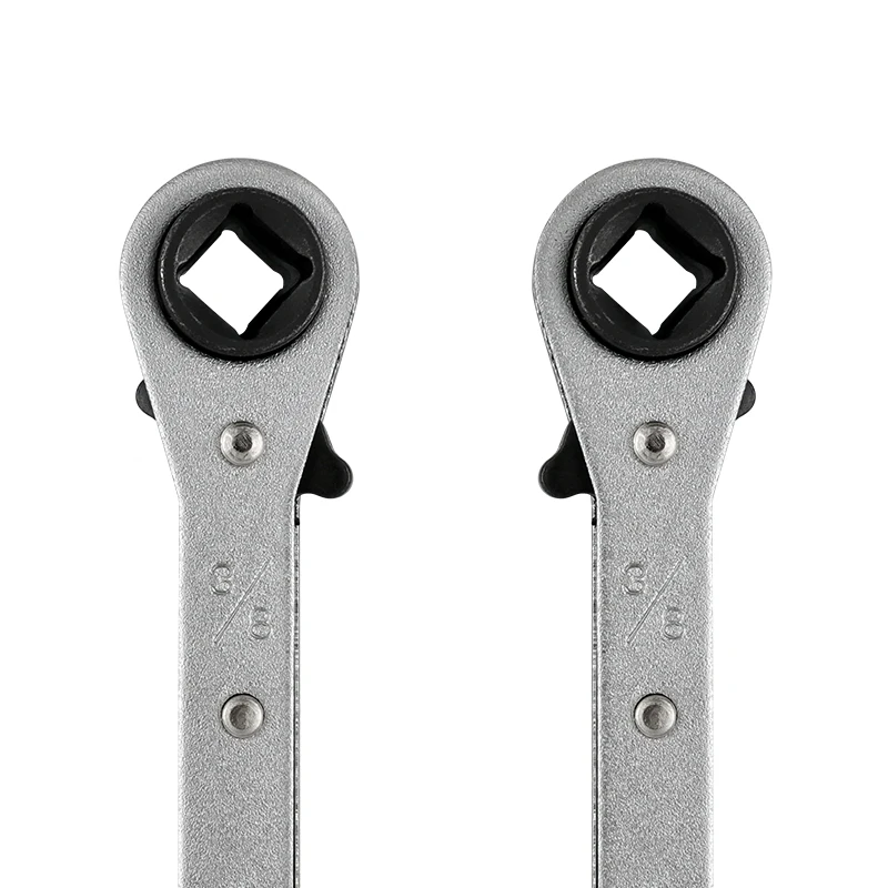 1pc Double End two-way Ratcheting Wrench Spanner Tool Gear Ring Wrench Ratchet Handle Chrome Vanadium 3/16\