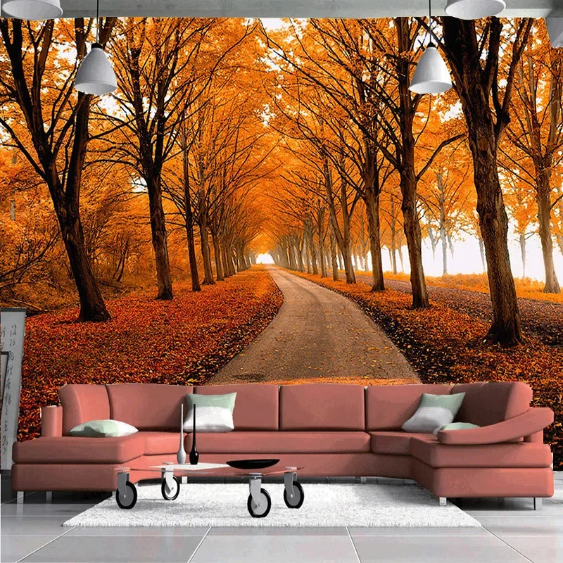 Custom Nature Landscape Forest Tree Photo Wallpaper 3D Stereo Mural For Living Room Bedroom Restaurant Home Decor Wall Paper