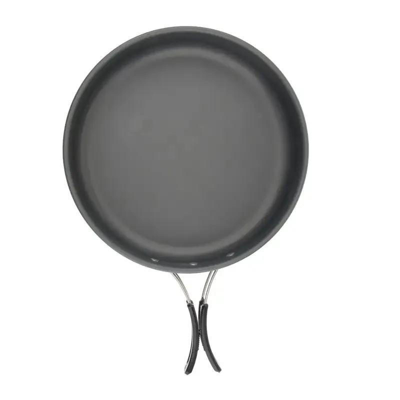 Aluminiowe naczynia kempingowe, przenośna patelnia kempingowa, naczynia kempingowe, zastawa stołowa, sprzęt kempingowy, naczynia kempingowe