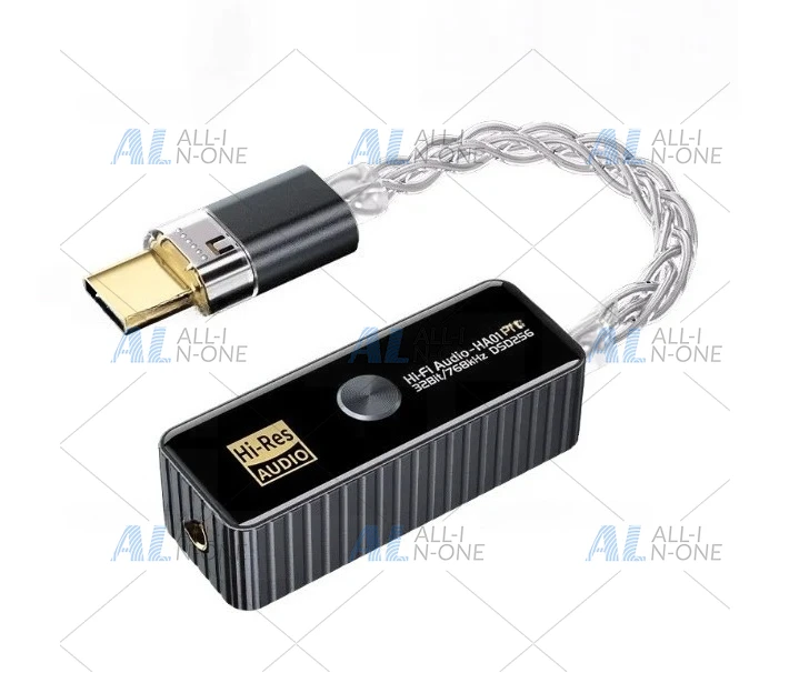 HA01 Dual Chip CS43198+CT7601 Portable USB HIFI &AMP Headphone Amplifier Lossless Portable Dongle DSD256 PMC 32Bit/762Hz