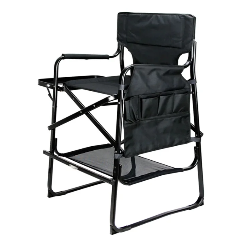 Simple Outdoor Portable Multifunctional Aluminum Alloy Folding Chair Easy to Carry Makeup Chair Leisure Chair Director Chair