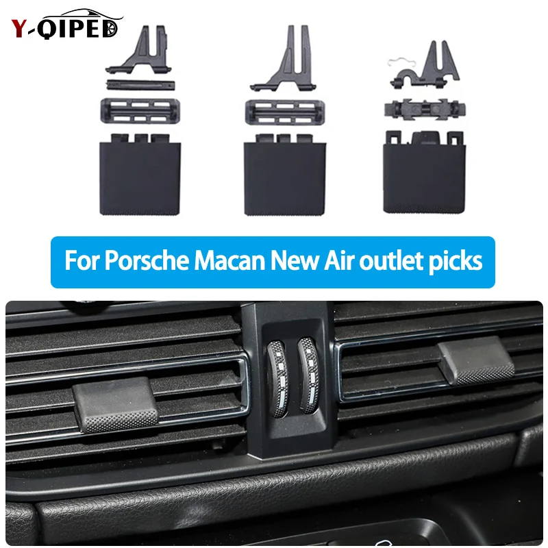 

For Porsche Macan 95B.2 2018 to 2023 Car Front Air Conditioner A/C Air Vent Outlet Tab Clip Repair Kit Accessories Accessories