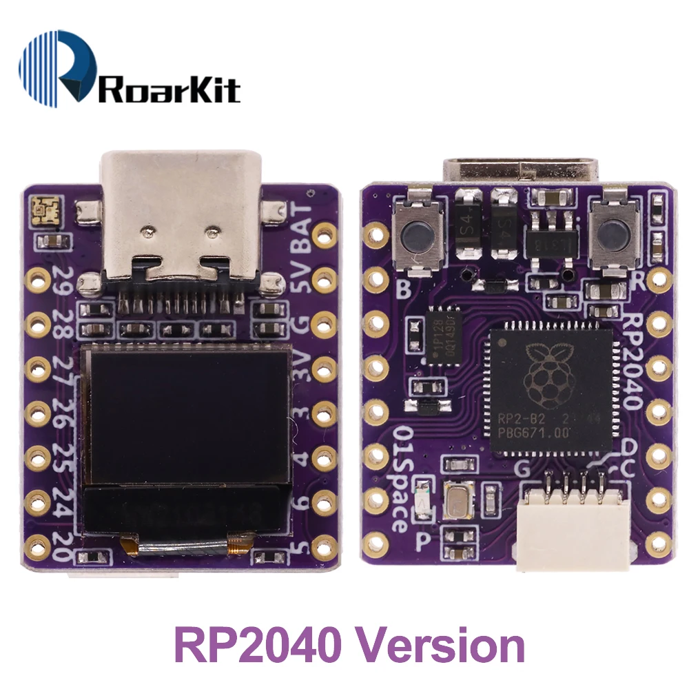 Placa de desarrollo Raspberry Pi Pico rp2040 con LCD de 0,42 pulgadas, compatible con Arduino y micropyth