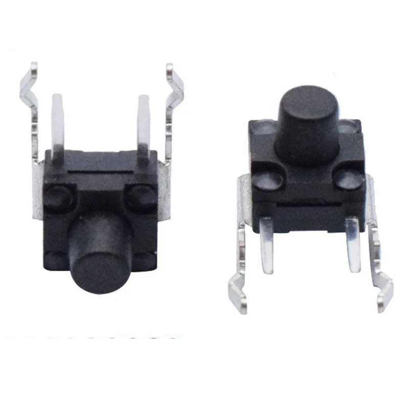 IP67 waterproof 6x6X5H lower bracket light touch switch, high-temperature resistant SMD button switch DIP