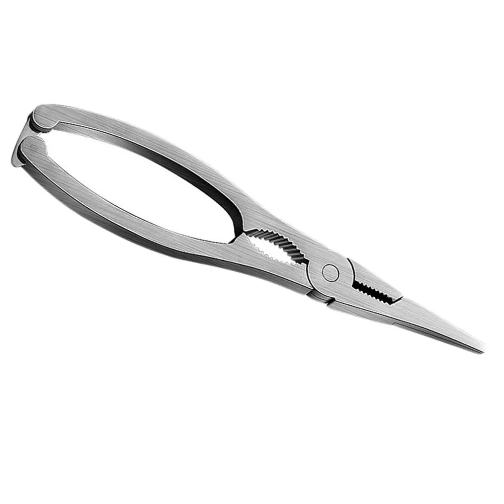 

1pc Stainless Steel Cracker Tool 304 Premium Ergonomic Handle For Crab Lobster Seafood Eating Compact Lightweight Silver Crab