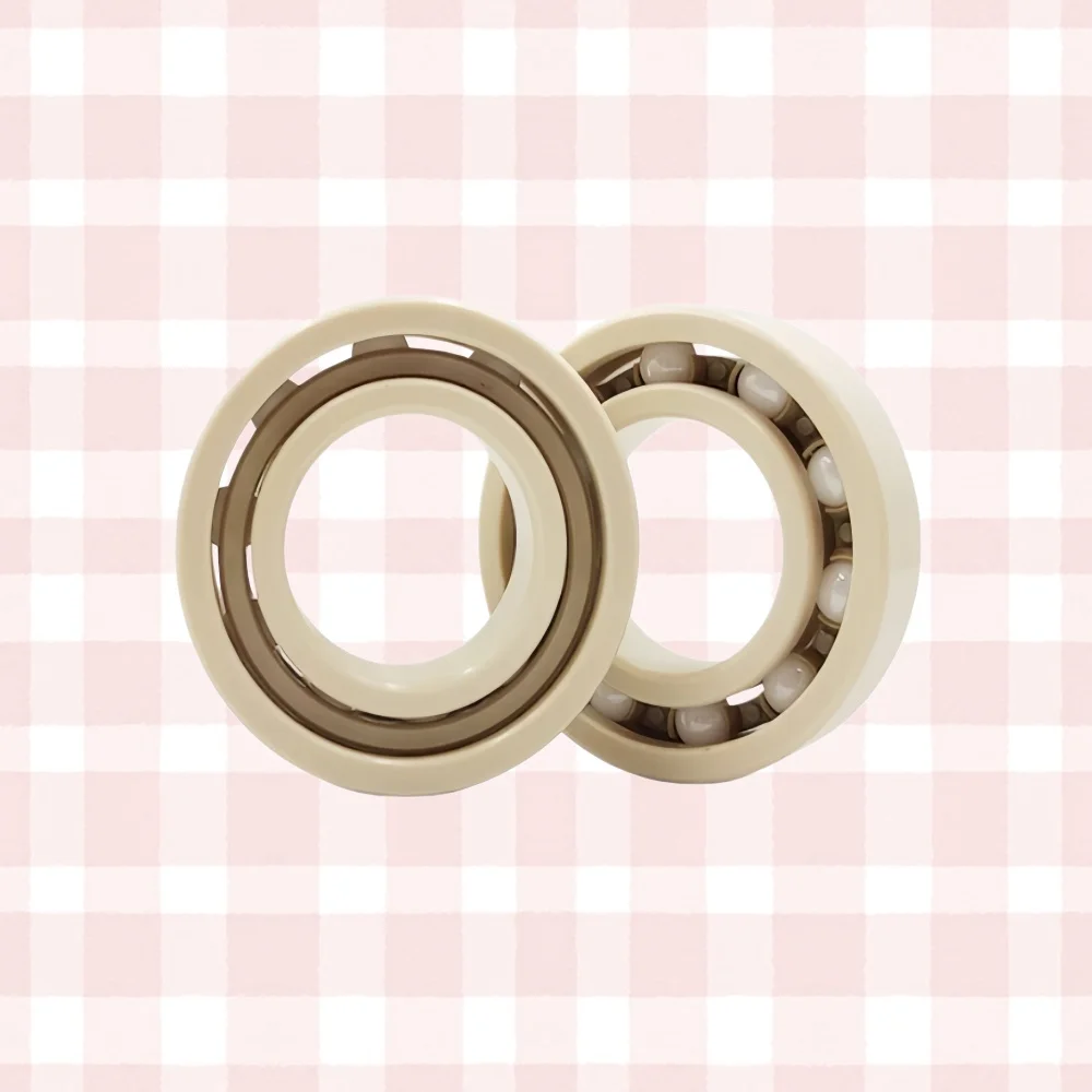 6200 6201 6202 6203 6204 6205 6206 6207 PEEK engineering plastic bearings corrosion-resistant