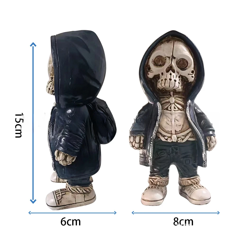 Skeleton Doll Decoration Living Room Sweater Crafts Halloween Courtyard Design Creative Trend Street Home Accessory Home Decor