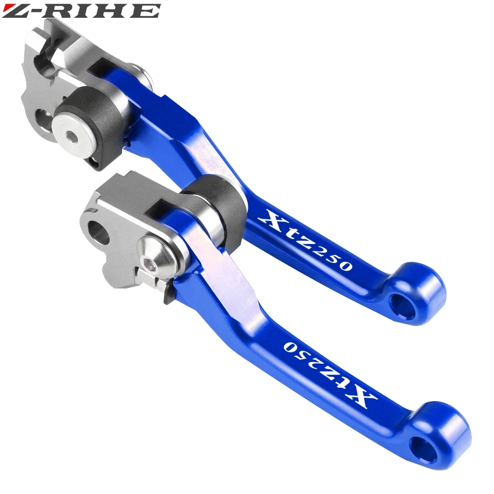 Foldable Brake Clutch Lever Dirt Pit Bike Brake Clutch Levers FOR YAMAHA XTZ250 XTZ 250 2006 2007 2008 2009 2010 2011 2012-2017