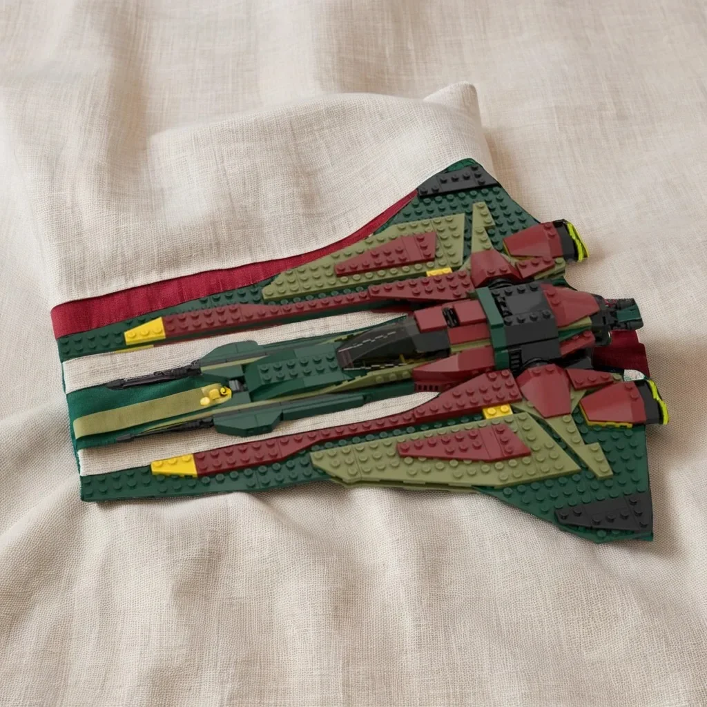 389PCS MOC Stern Teig Mandalorianer Kämpfer Fett Angepasst Agile DIY Modell Bausteine Geburtstag Spielzeug Geschenk