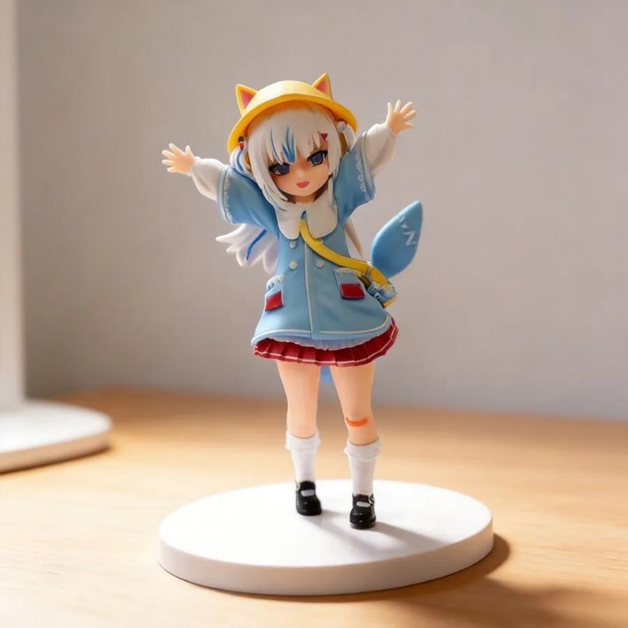 

Hololive Gawr Gura Kindergarten Version Figure Cute Anime Character Model Decoration Collectible Toy 17cm