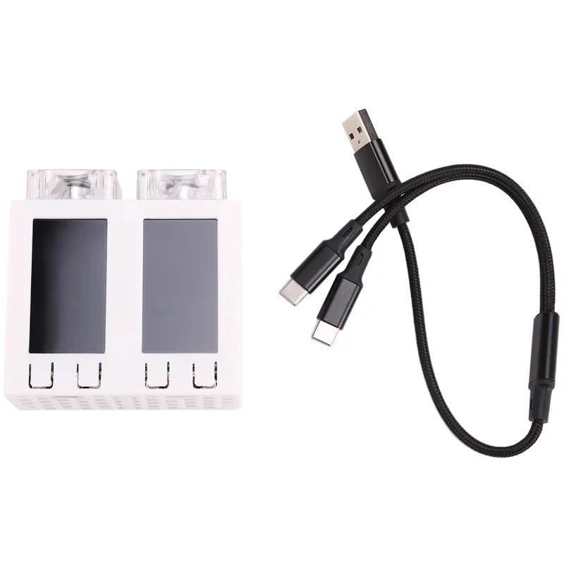 

GO-Nerdminer V2 Miner 78KH/S*2 Dual Screen BTC Solo Lottery Miner Bitcoin Nerd Miner Lotto Miner With Luminous Fan B