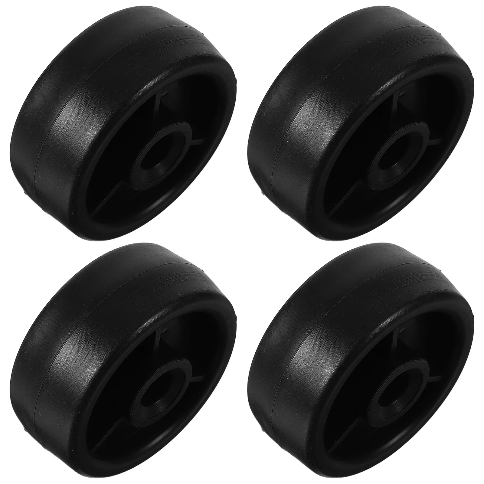 

4pcs Fitness Equipment Roller Wheel Plastic For Treadmill Exercise Bike Universal Caster Wheels Smooth Mobility Replacement