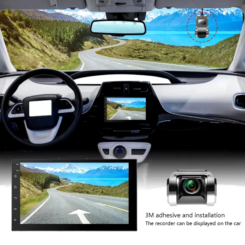 Mini Car DVR Camera Dashcam For Android USB Video Registrator G-sensor Night Vision WIth ADAS G-Sensor Night vision