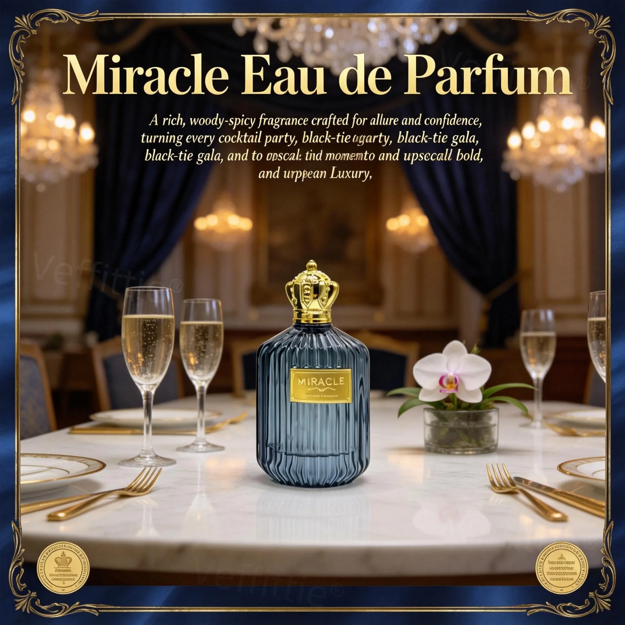 

Romantic Iris Vanilla Unisex Eau De Parfum, Long Lasting Date Night Aroma, Dreamy Woody Blend, Ideal Gift for Romantic Evenings