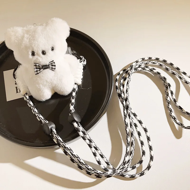 

Модный милый плюшевый бант Ins — Новое поступление, ремешок через плечо с клипсой, универсальный ремешок для чехла для телефона, милый стильный аксессуар