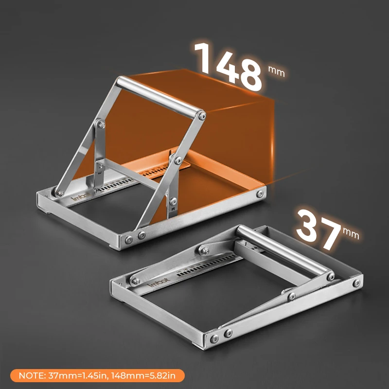 Imbot Adjustable Cutting Machine Support Frame, Foldable Height Adjustable Cutting Machine Table Saw Stand, Height Adjustable R