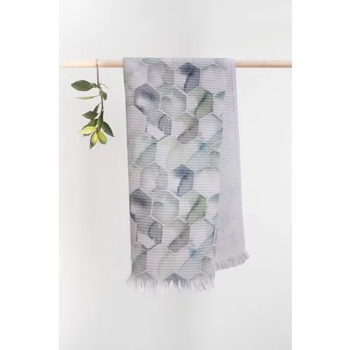 Daylife Printed Honeycomb Patterned 2'li Kitchen Towel