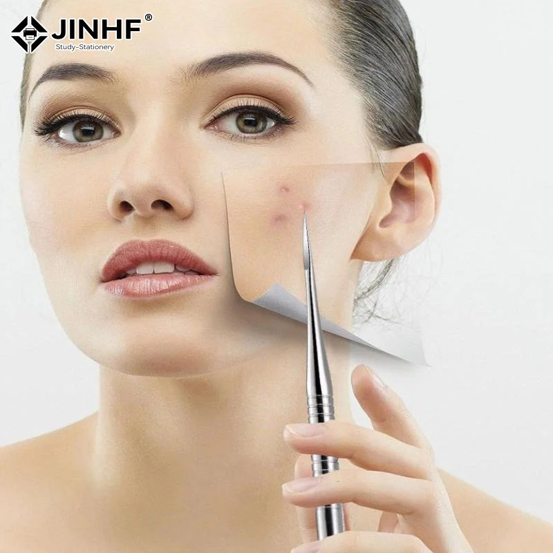 1pc Mitesser Komedonen Akne Pickel Blemish Extractor Remover Gesicht Hautpflege Poren Reiniger Edelstahl Nadeln Entfernen Werkzeuge