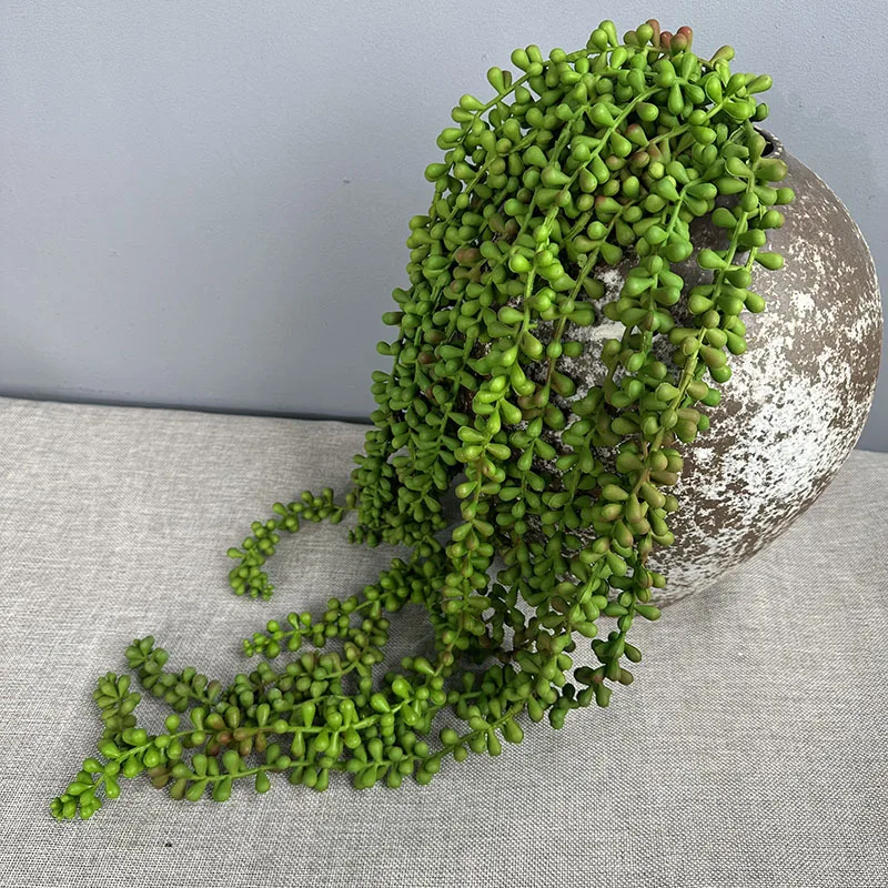 Lebendige künstliche Sukkulenten, Ranke für Weihnachtsbaum, Zubehör, Innenzimmer, Wandbehang, Hochzeitsbogen, Dekoration, Garten im Freien – Detail 2