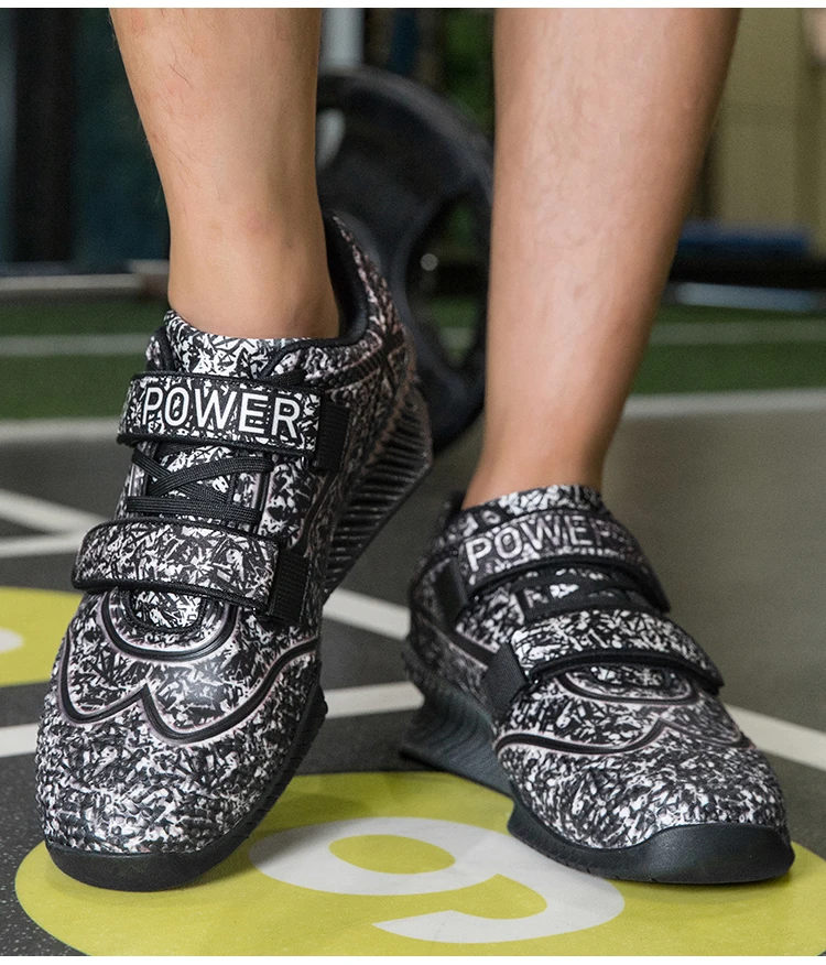 

2025 New Weightlifting Training Shoes for Men's Indoor High Quality Squatting Hard Pull Shoes for Men's Weightlifting Shoes