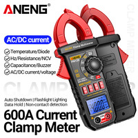 ANENG PN128 Clamp Meter 4000 Count 600A  AC/DC Current Voltage NCV High Precision True RMS Digital Multimeter Test Measure Tools