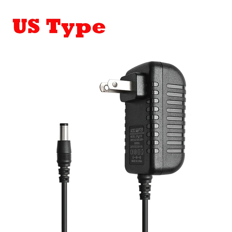 European Australia America DC Power Adaptor 3V 5V 6V 7V 10V 9V 12V 0.5A 1A 1.5A 2A EU UK US AU AC Power Adapter Charger 110-240V