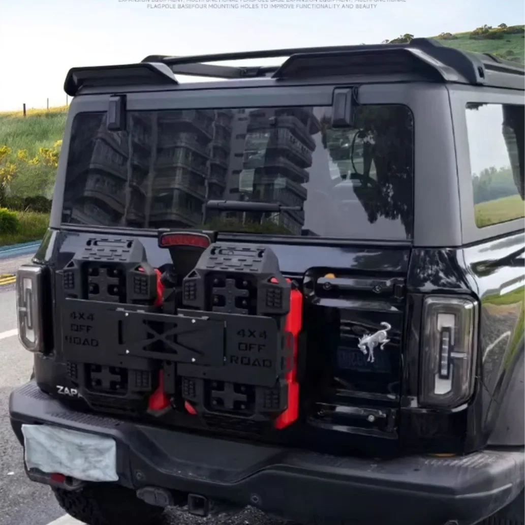 

Подходит для Ford Bronco сегментированный хвостовой спойлер с фиксированным крылышком и крылом стоп-сигнала тормоза