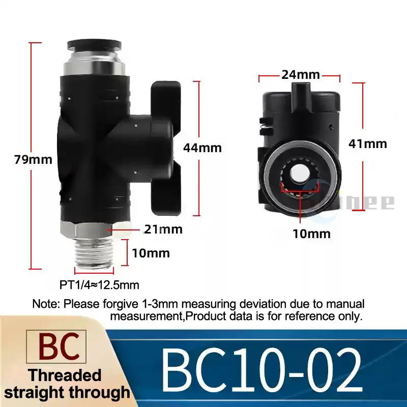 

（Customized） 300pcs PF 20 + 300pcs SF20 +300pcs Handle Ball Valve Black BC10-02