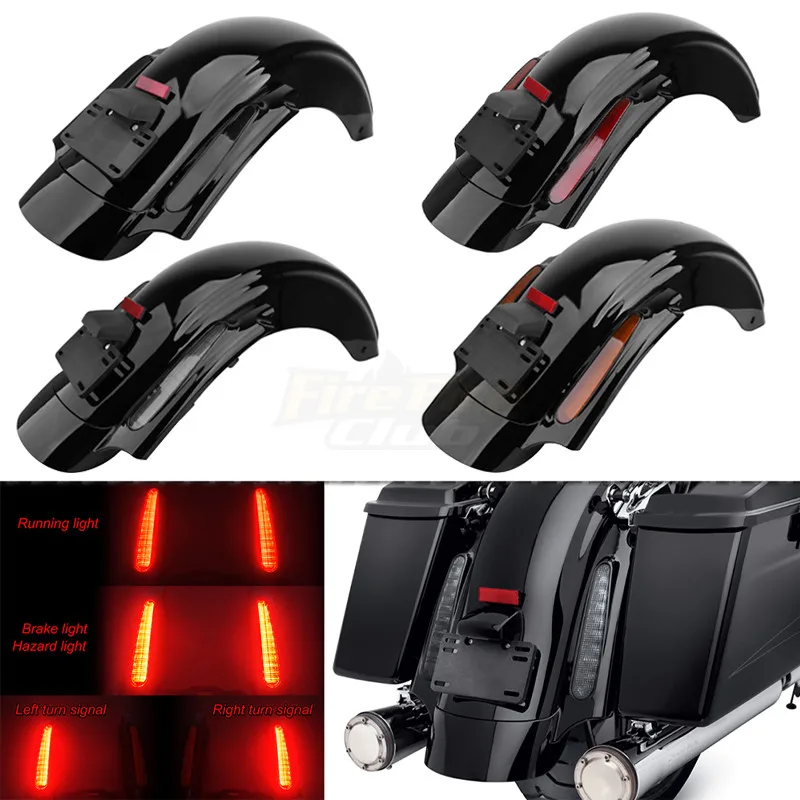 High Quality Motorcycle LED Rear Fender System For Harley Touring Electra Glide 2009-2013 Road Street Glide FLHR FLHX FLHTC