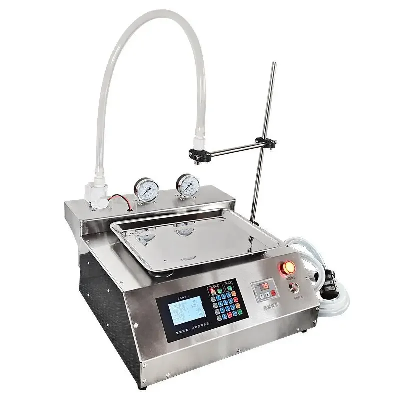 Automatic weighing liquid filling machine, efficient filling and intelligent packing of beverages Baijiu buffalo milk