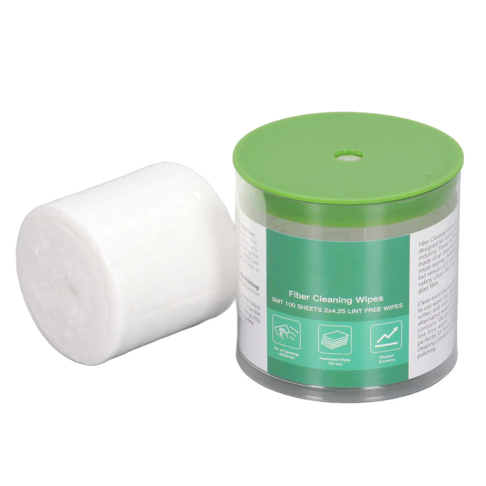 

Fiber Optic Cleaning Wipes Dual Use Dry Wet Easy Tear for Fiber Optic for terminal Dust Removal Wide Application