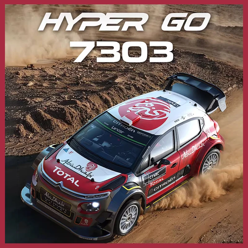 Novo mjx hyper 1/7 grande escala sem escova 7303 controle remoto puxando carro c3 simulação de alta velocidade fora da estrada veículo adulto brinquedo presente