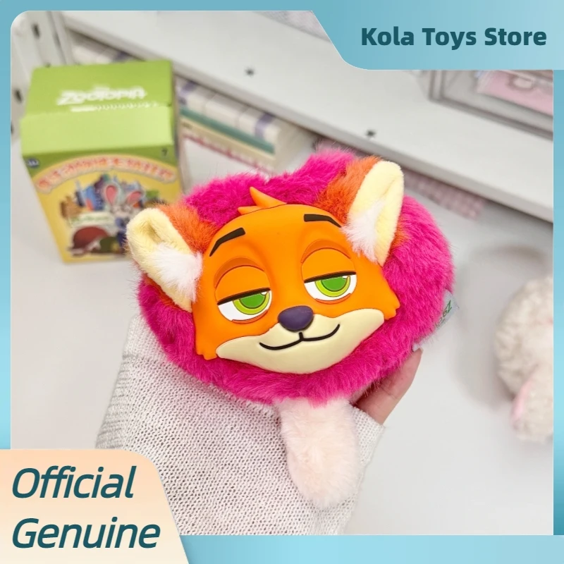 本物のズートピアぬいぐるみペンダントブラインドボックスニックジュディ漫画キャラクターバッグペンダント人形ミステリーボックストレンディなおもちゃ子供の誕生日プレゼント