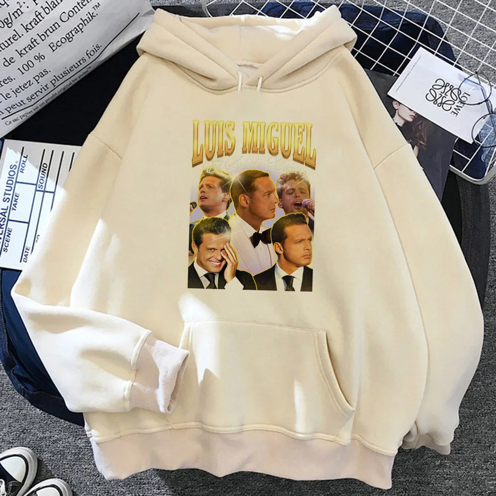 Sudadera con capucha de Louis Miguel para adolescentes, ropa kawaii de estilo moderno, sudaderas juveniles, ropa de calle de estilo moderno de diseñador elegante, Y2K