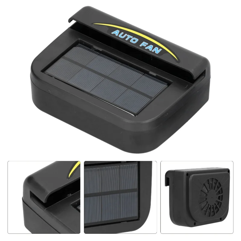 Car Solar Exhaust Fan Ventilation Device Demist Energy Conservation Cooling Fan Big Board Vehicle