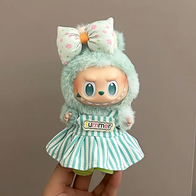

New High Quality Clothes For 17cm Labubu Accessories Designer Suitable For V1 V2 V3 Labubu Pendants Cute Birthday Gift No Doll