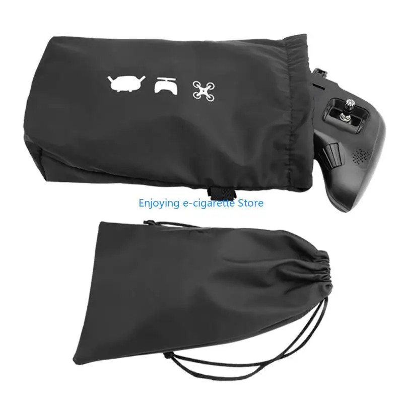 Weiche Samt FPV Brille Tragetasche Schnell Zugriff Kordelzug Leichte Reise Handtasche Drohnen Körper Fernbedienung Y4QF – Detail 7