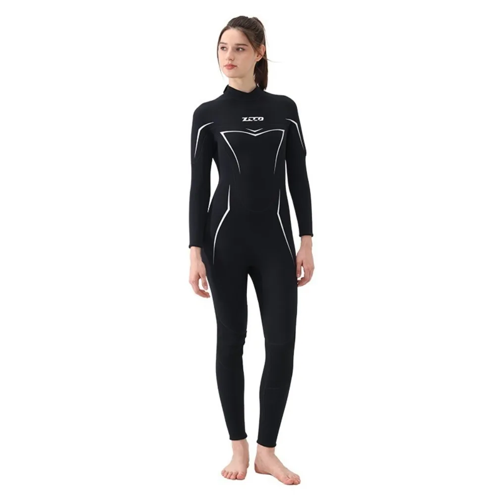 Fanceey One Piece Full Body Couple Swimsuit Triathlon Wetsuit Women Waterproof Scuba Diving Suit for Men Wetsuit Spearfishing