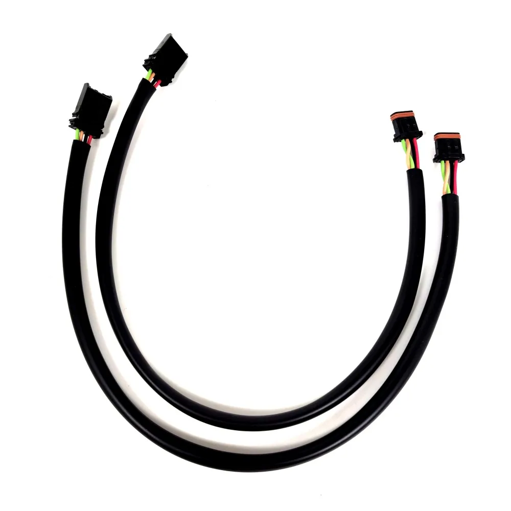 

For Harley Softail Heritage Fat boy Breakout Deluxe Fls Slim Black line 16-24 12"14"16"18" Turn Signal Wiring Extension Harness