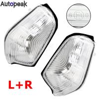 2x Left Right Door Mirror Wing Driver Passenger Side Indicator Lens For Mercedes Sprinter VW Crafter 06-17 2E0953049A 2E0953050A