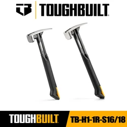 TOUGHBUILT TB-H1-1R-S16/TB-H1-1R-S18 16 OZ. 18 OZ. Steel Rip Hammer Smooth Face Hand Tools Toughbuilt Hammer