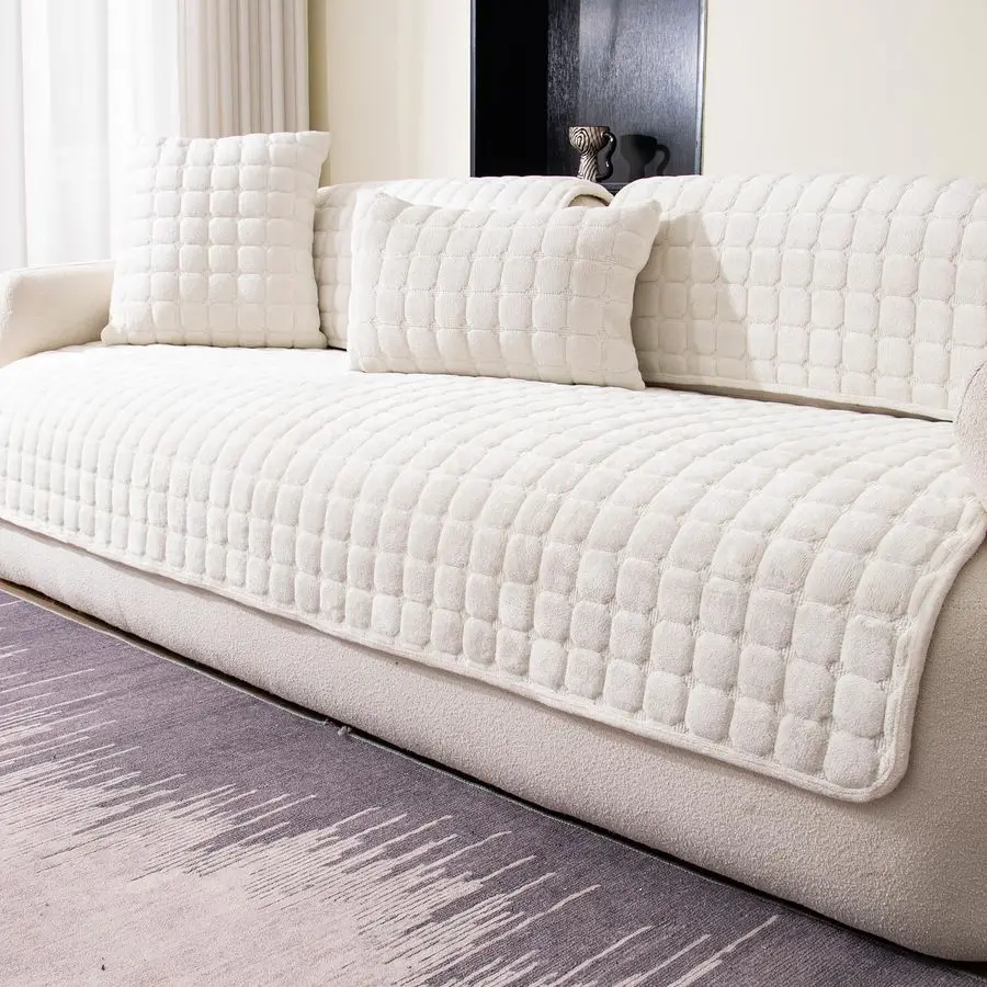 

Couch Cover, Washable Sectional Sofa Cover, Anti Slip Sofa Slipcovers for 3 Cushion Couch Sofa L Shaped Recliner, Furniture Prot