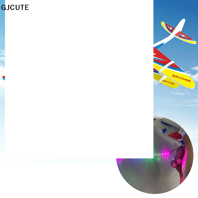 

Aircraft Airplanes Toy Outdoor Capacitor Foam Plane Glider Electric Throwing Hand Model Launch Hot Inertial