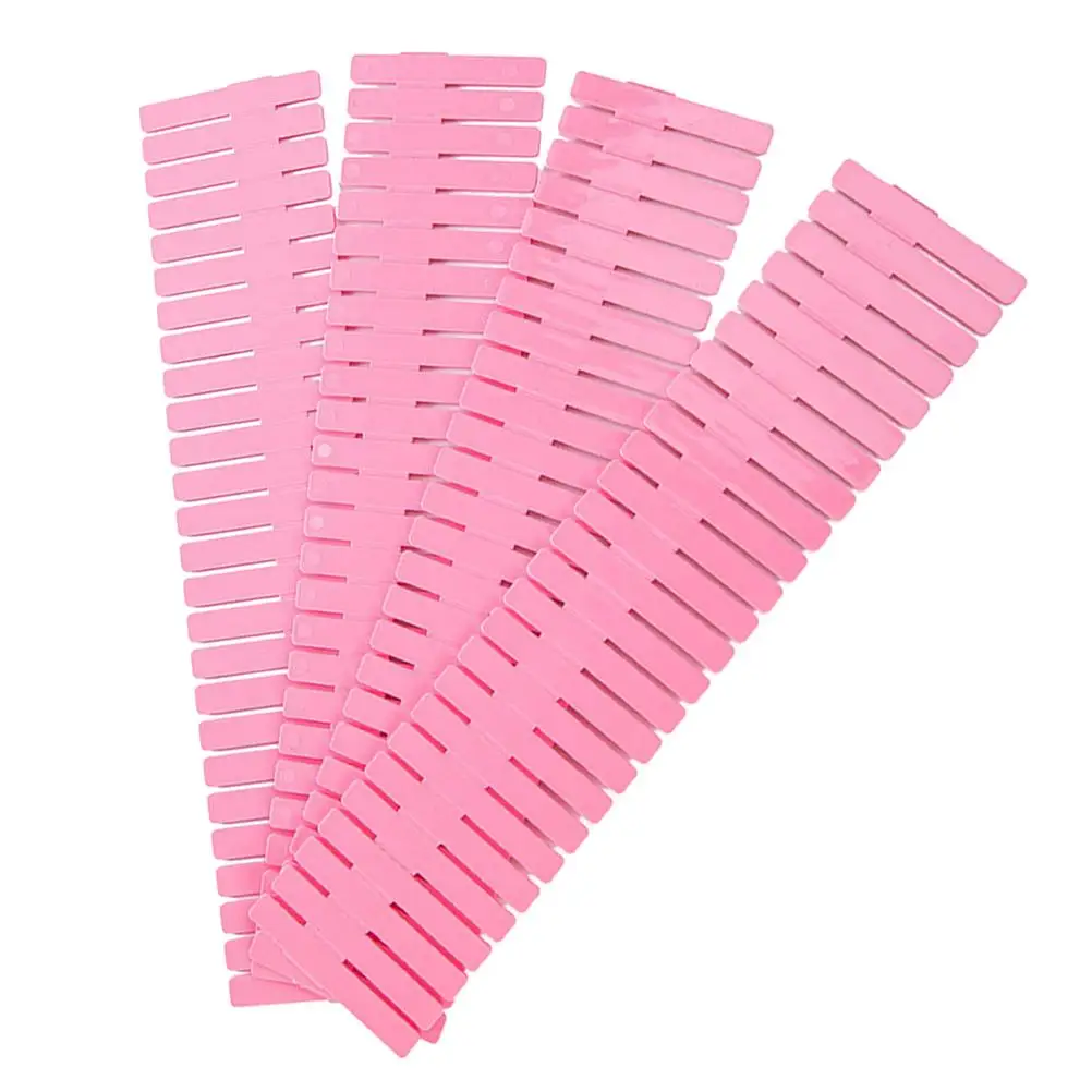 

4 Pcs Storage Drawer Partition Plate Organizer Grid Divider Dividers for Drawers Pink