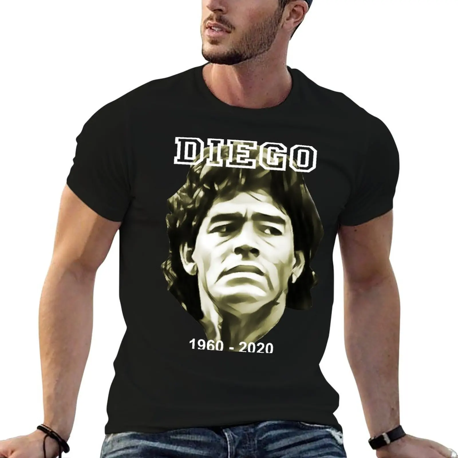 

T-Shirt shirts man cotton pack - cotton LEGEND t shirt DIEGO DEATH A for OF t MARADONNA