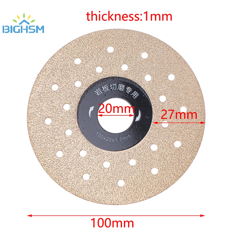 4 Inch Diamond Cutting Disc Slab Tile Ceramic Marble Dry Cutting And Grinding Circular Saw Blade Angle Grinder Accessories