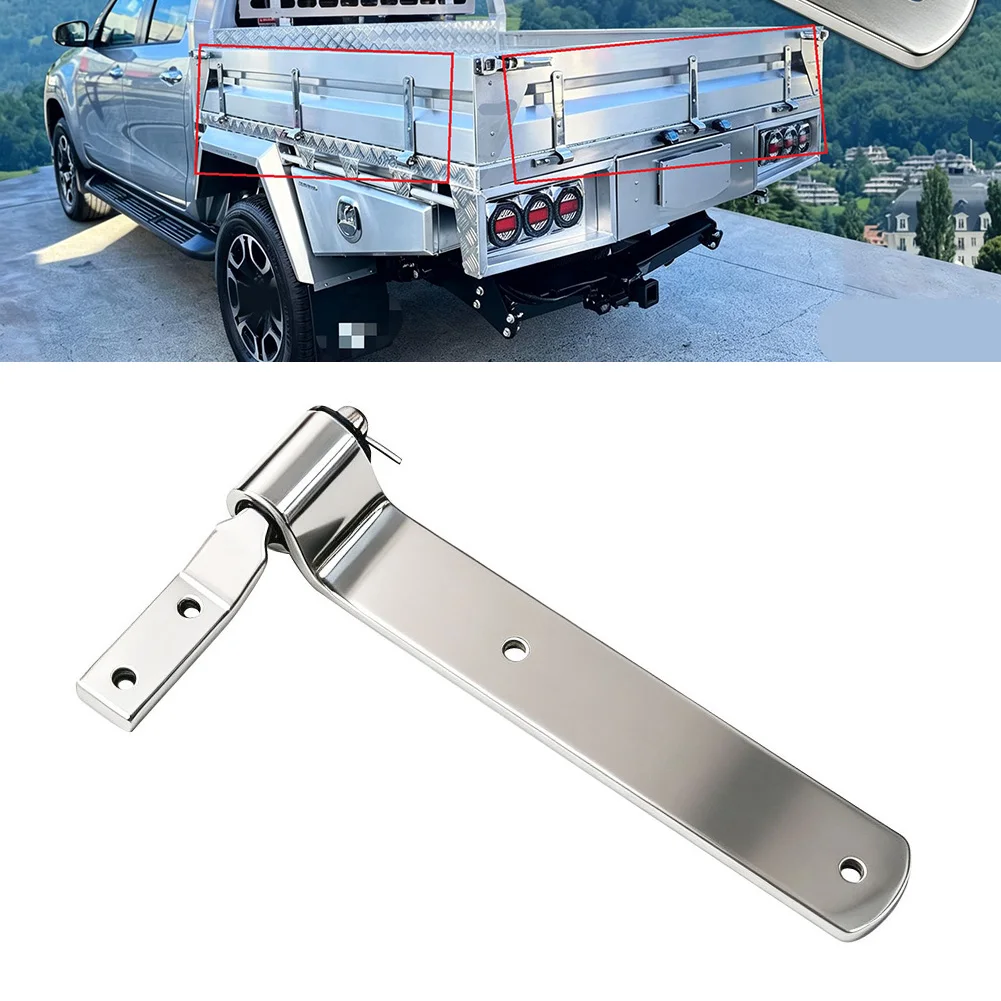 Silver Detachable Door Hinge Detachable Door Hinge 304 Stainless Steel Wearproof Carbon Steel Smooth Pivoting Movement