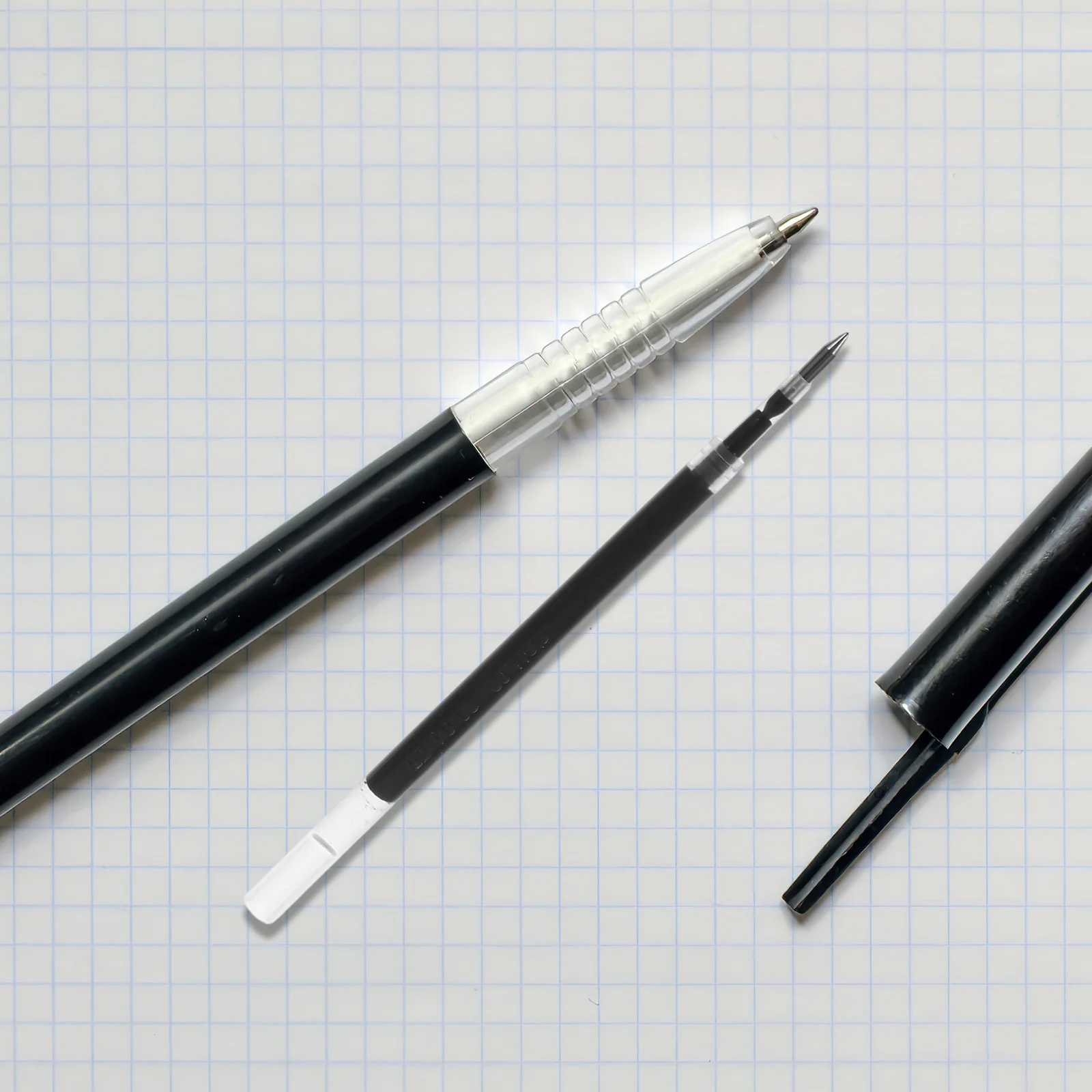 20Pcs Press Type Gel Pen Refills Smooth Writing Plastic Replacements Office Students Supplies Pen Ink Refills